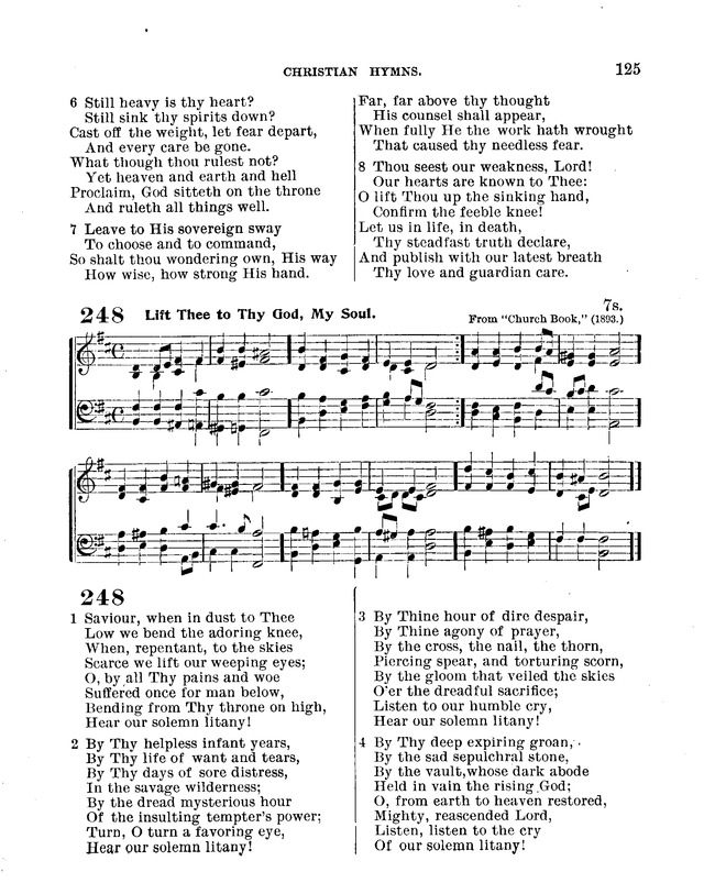 Christian Hymns: for church, school and home, with music page 123