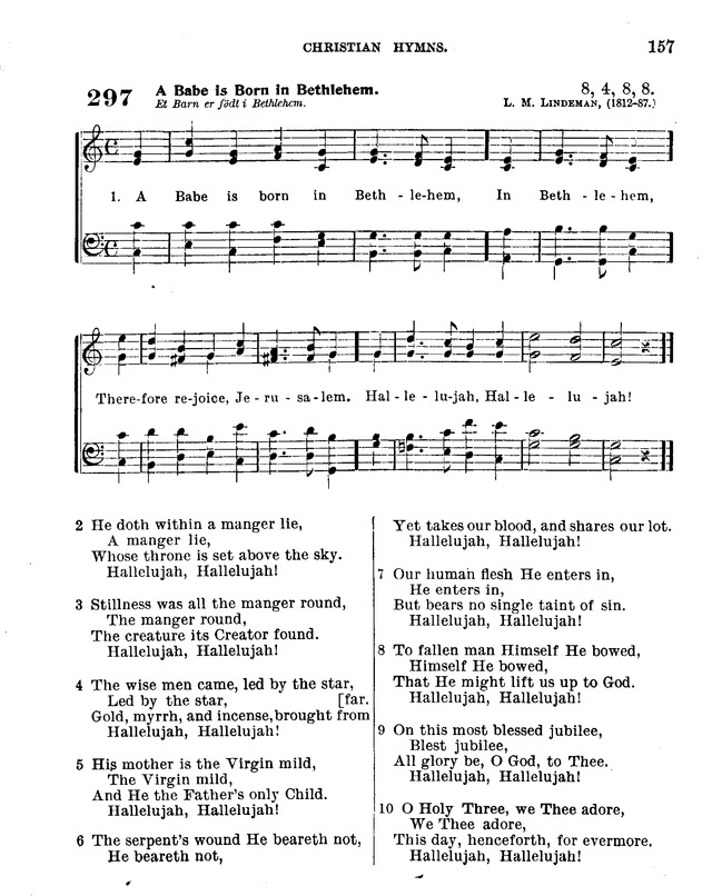 Christian Hymns: for church, school and home, with music page 155