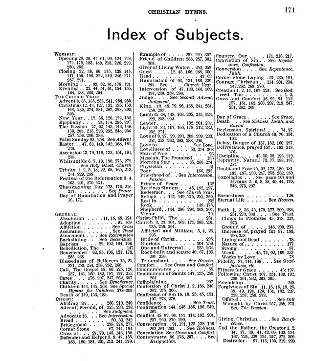Christian Hymns: for church, school and home, with music page 169