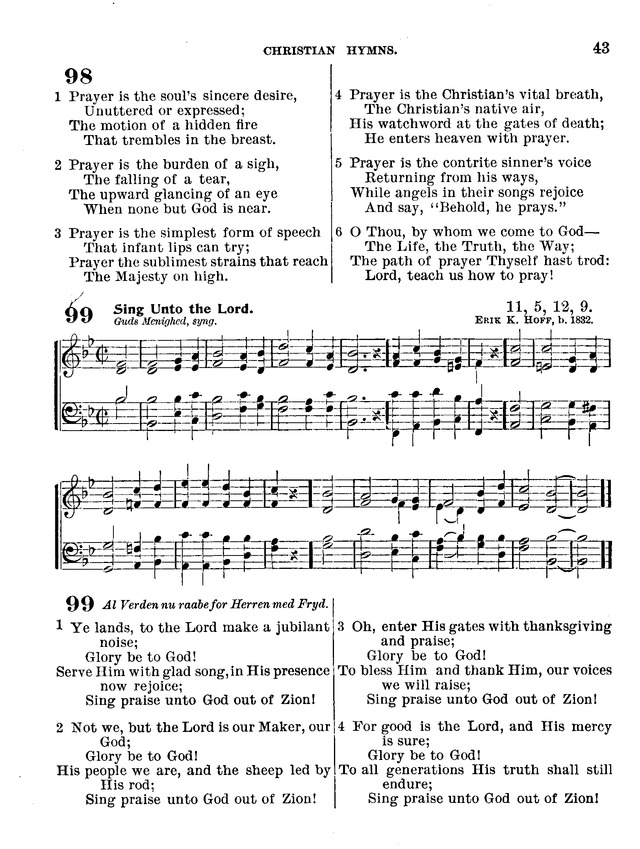 Christian Hymns: for church, school and home, with music page 41