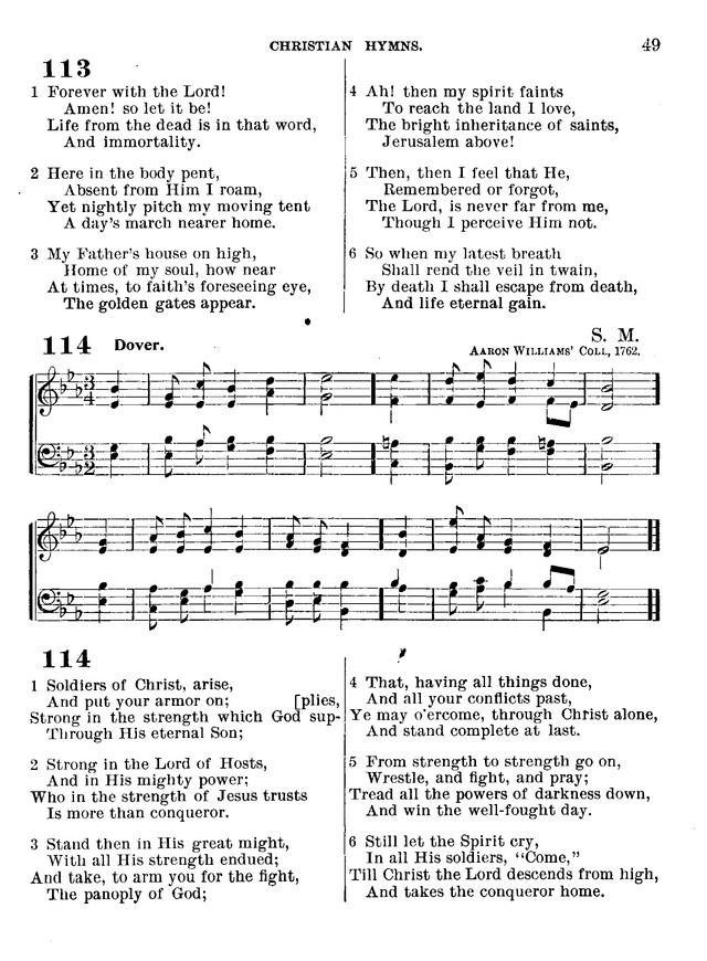 Christian Hymns: for church, school and home, with music page 47