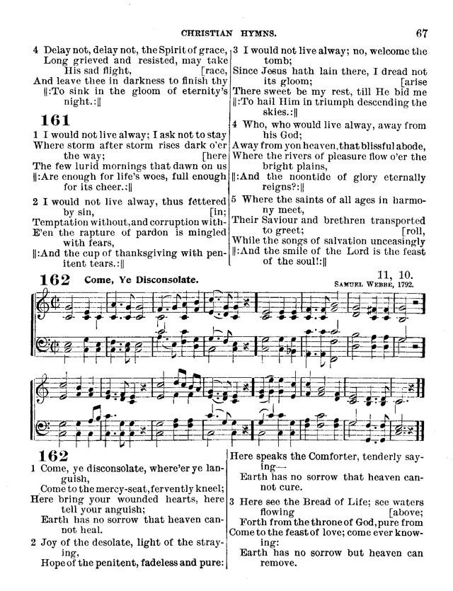 Christian Hymns: for church, school and home, with music page 65