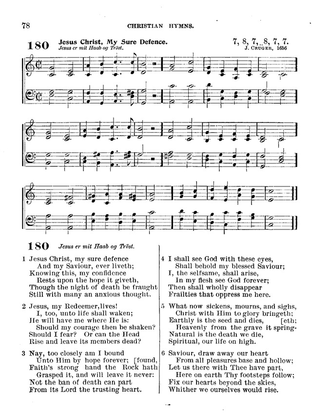 Christian Hymns: for church, school and home, with music page 76