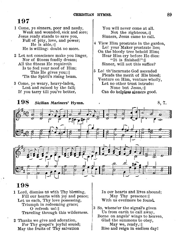 Christian Hymns: for church, school and home, with music page 87