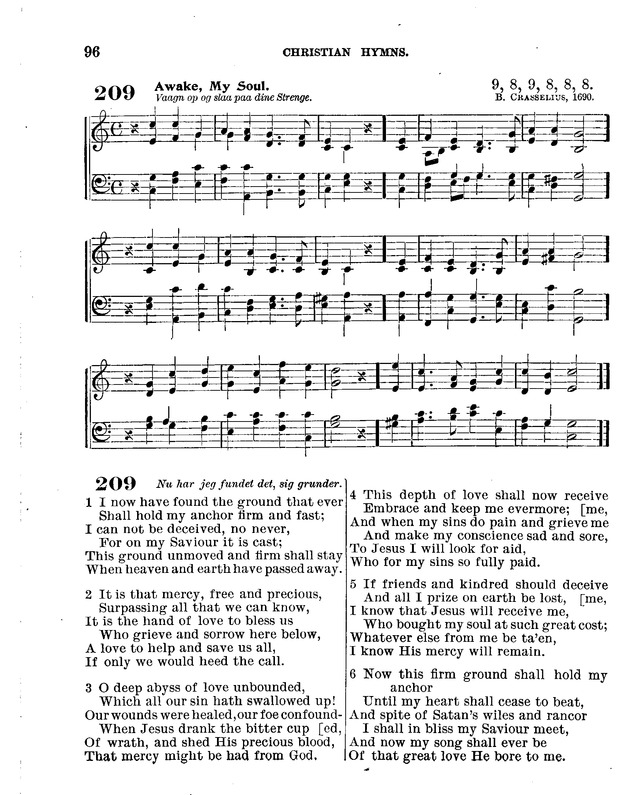 Christian Hymns: for church, school and home, with music page 94