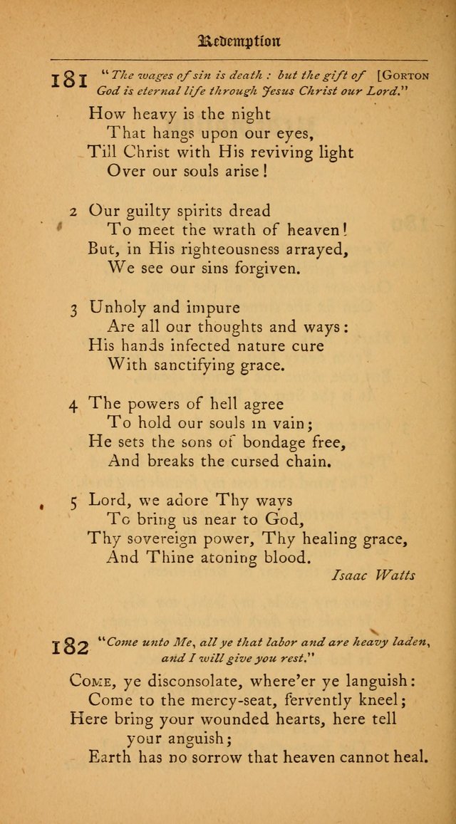 The College Hymnal: for divine service at Yale College in the Battell Chapel page 132