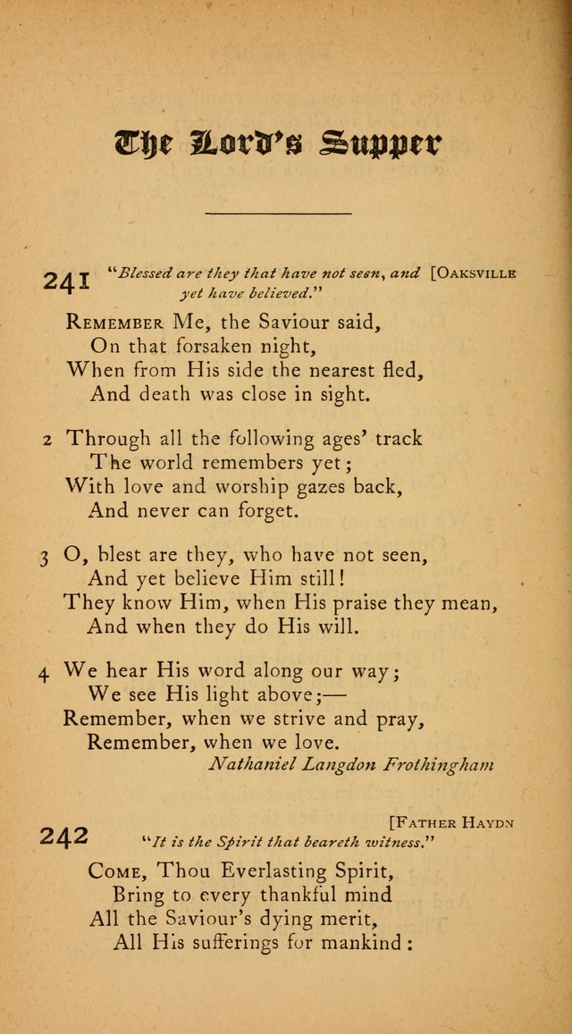 The College Hymnal: for divine service at Yale College in the Battell Chapel page 174