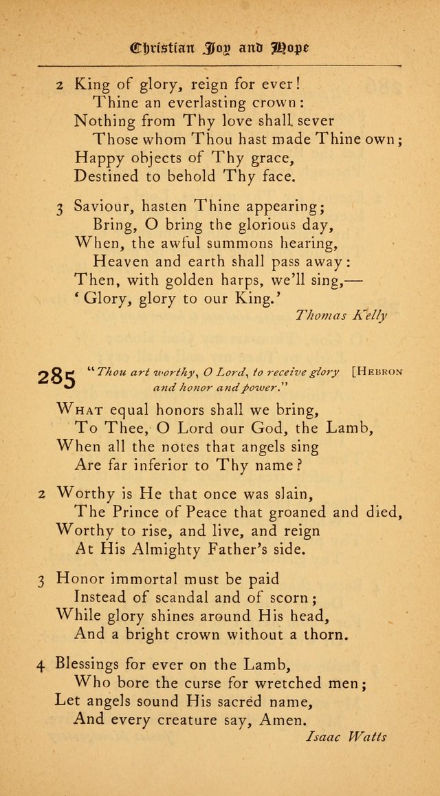 The College Hymnal: for divine service at Yale College in the Battell Chapel page 205