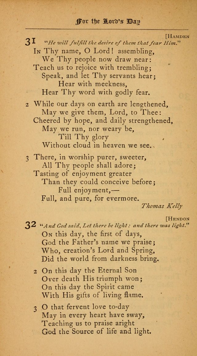 The College Hymnal: for divine service at Yale College in the Battell Chapel page 22