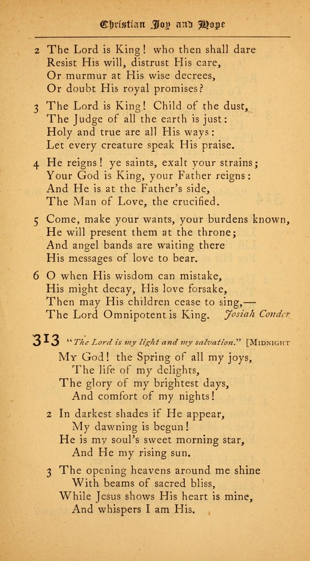 The College Hymnal: for divine service at Yale College in the Battell Chapel page 225