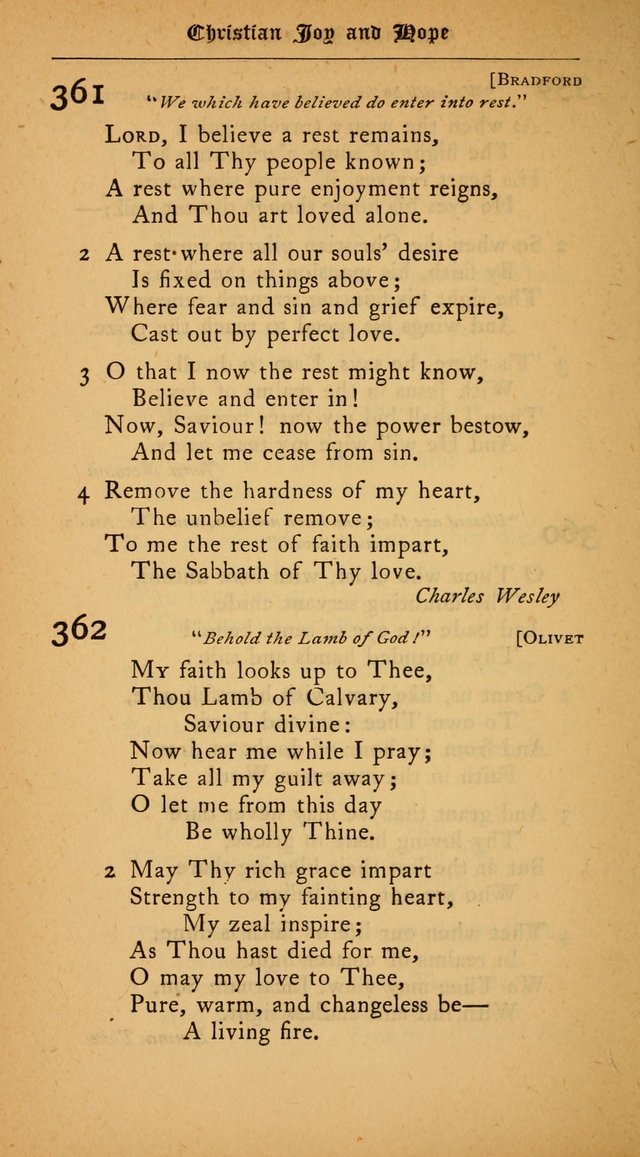 The College Hymnal: for divine service at Yale College in the Battell Chapel page 260