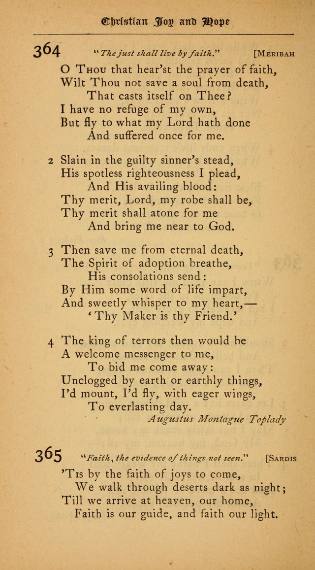 The College Hymnal: for divine service at Yale College in the Battell Chapel page 262