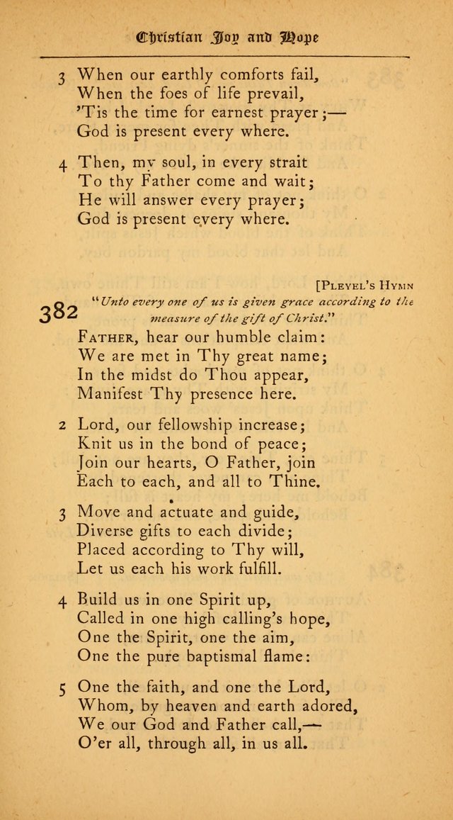 The College Hymnal: for divine service at Yale College in the Battell Chapel page 275