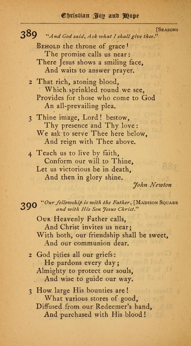 The College Hymnal: for divine service at Yale College in the Battell Chapel page 280