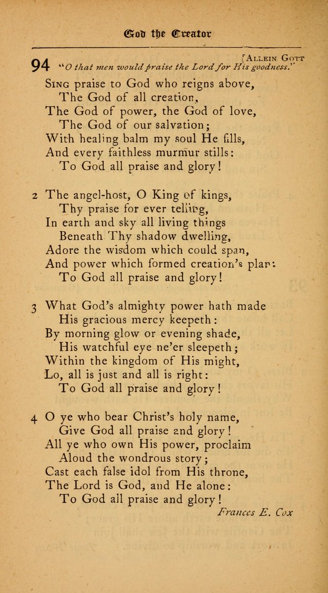 The College Hymnal: for divine service at Yale College in the Battell Chapel page 66