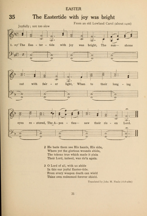 The Concord Hymnal: for Day School, Sunday School and Home page 35