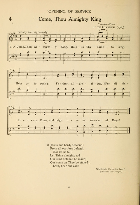 The Concord Hymnal: for Day School, Sunday School and Home page 4