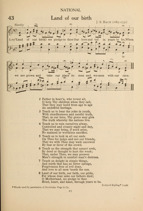 The Concord Hymnal: for Day School, Sunday School and Home page 43