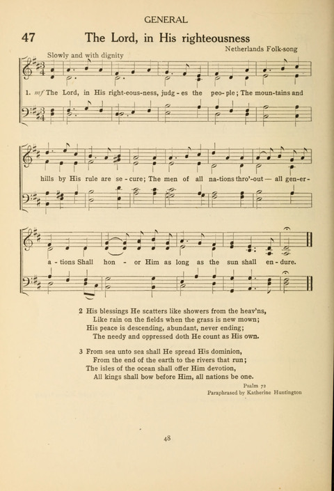 The Concord Hymnal: for Day School, Sunday School and Home page 48