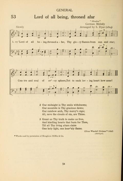 The Concord Hymnal: for Day School, Sunday School and Home page 54