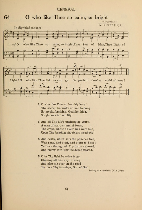 The Concord Hymnal: for Day School, Sunday School and Home page 65