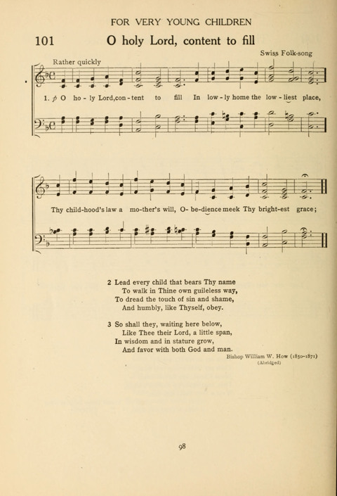 The Concord Hymnal: for Day School, Sunday School and Home page 98