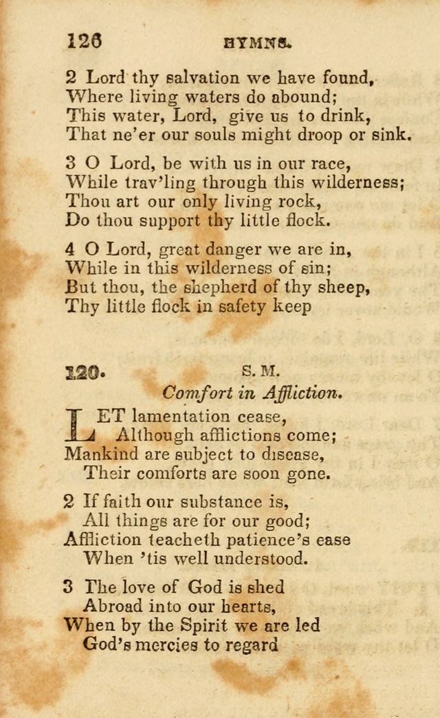 A Collection of Hymns, Designed for the Use of the Church of Christ page 127