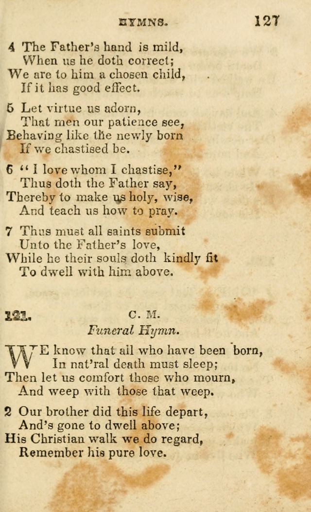 A Collection of Hymns, Designed for the Use of the Church of Christ page 128