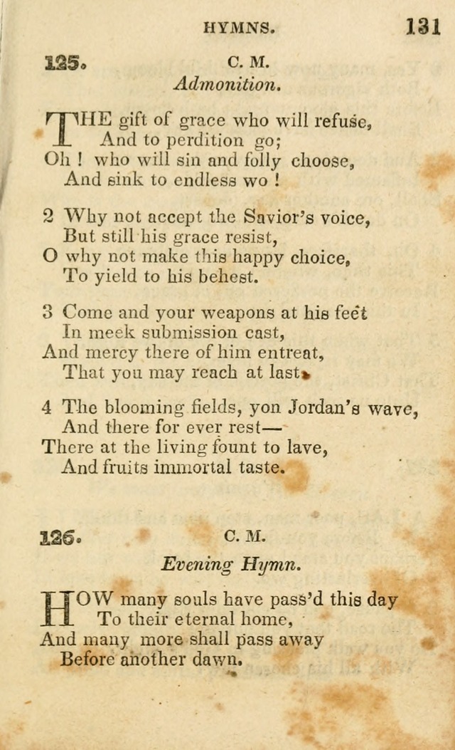 A Collection of Hymns, Designed for the Use of the Church of Christ page 132