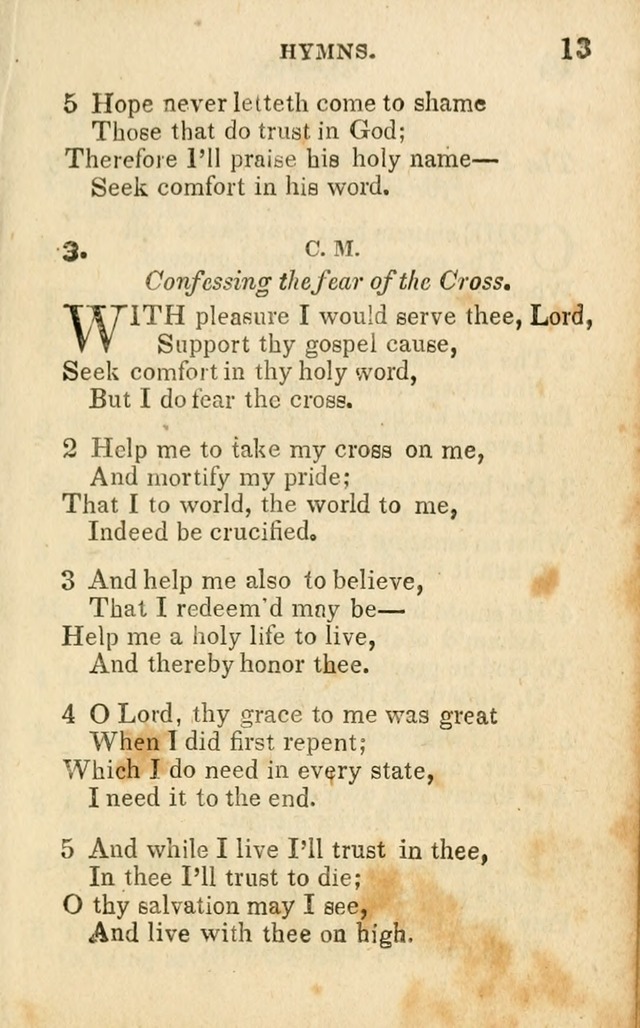 A Collection of Hymns, Designed for the Use of the Church of Christ page 14