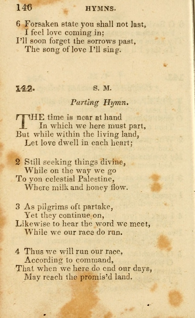 A Collection of Hymns, Designed for the Use of the Church of Christ page 147