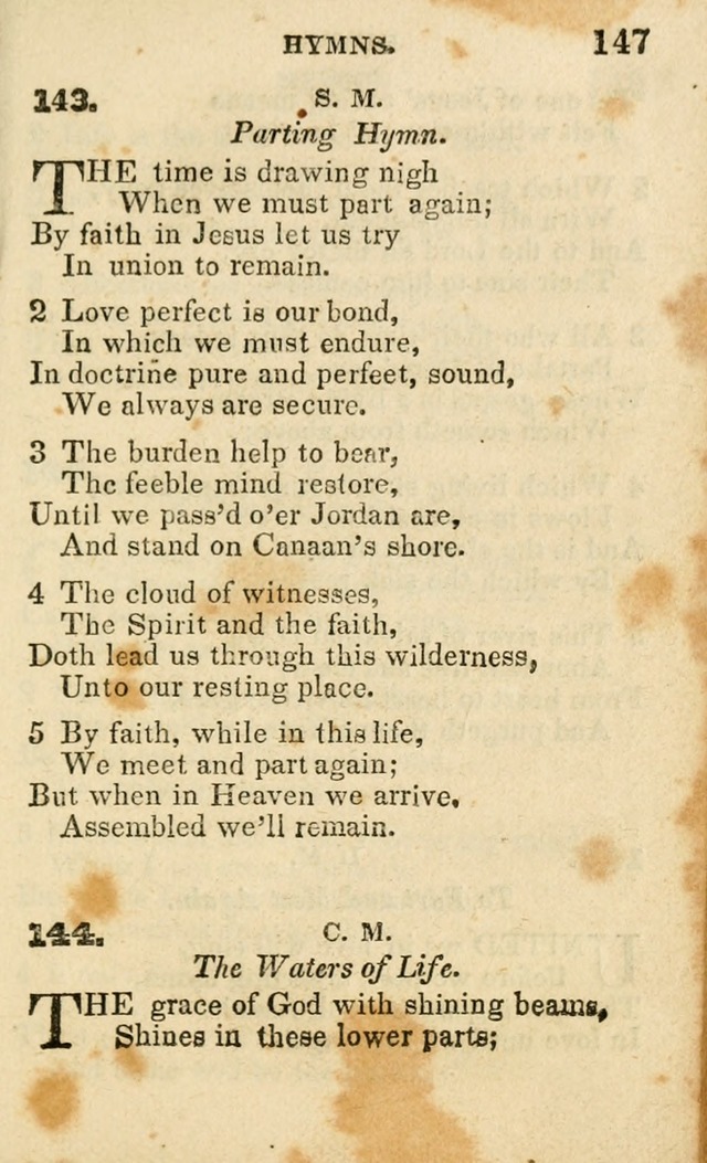 A Collection of Hymns, Designed for the Use of the Church of Christ page 148