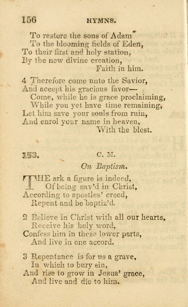 A Collection of Hymns, Designed for the Use of the Church of Christ page 157