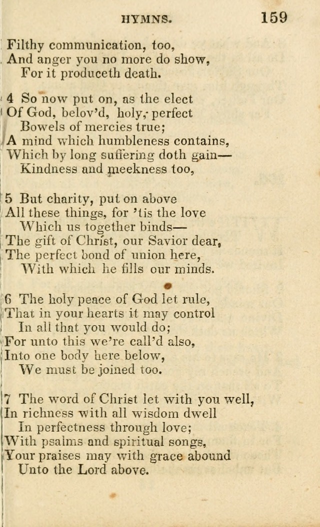 A Collection of Hymns, Designed for the Use of the Church of Christ page 160