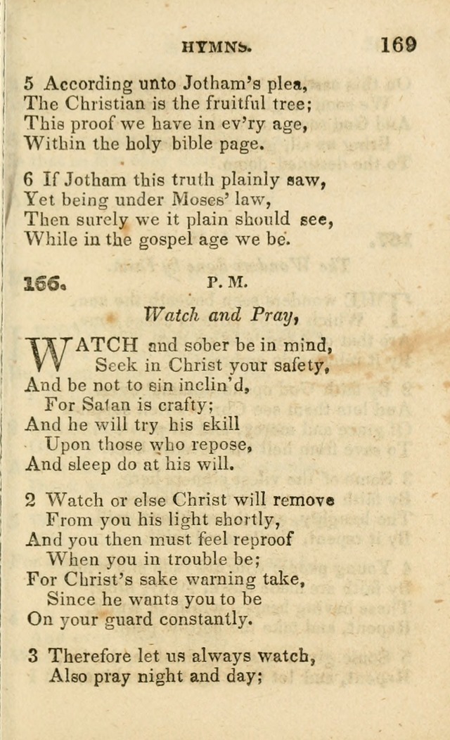 A Collection of Hymns, Designed for the Use of the Church of Christ page 170