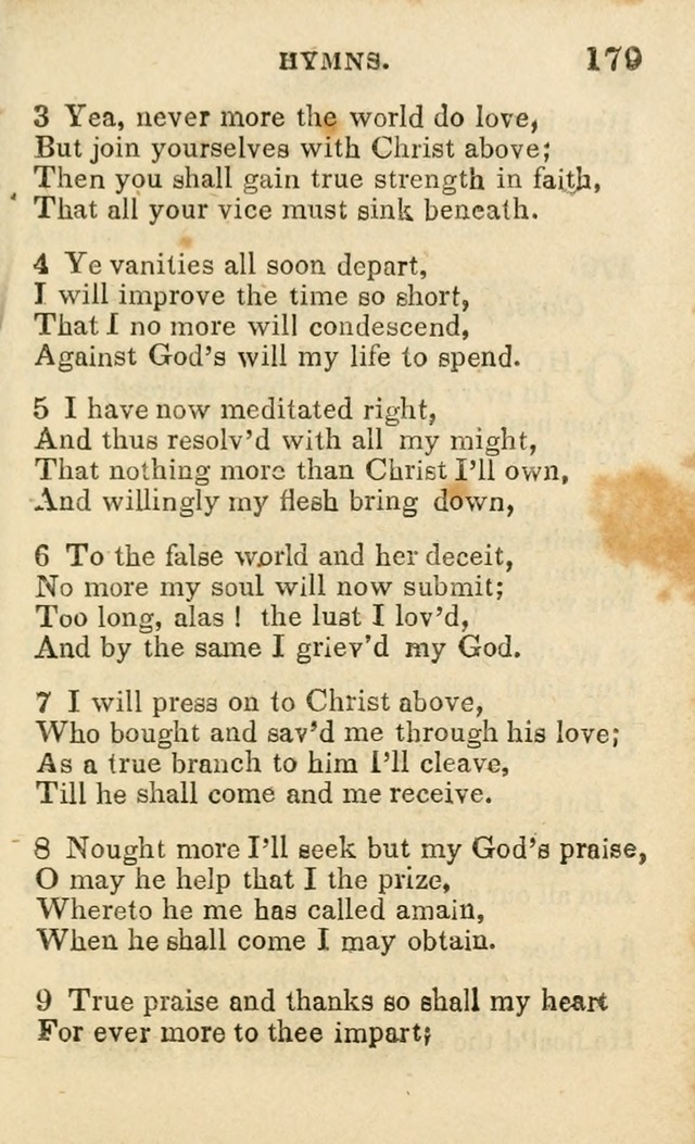 A Collection of Hymns, Designed for the Use of the Church of Christ page 180