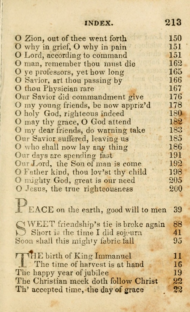 A Collection of Hymns, Designed for the Use of the Church of Christ page 214