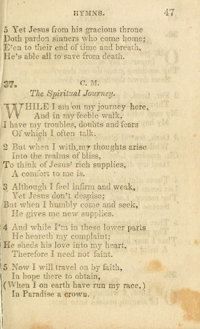 A Collection of Hymns, Designed for the Use of the Church of Christ page 48