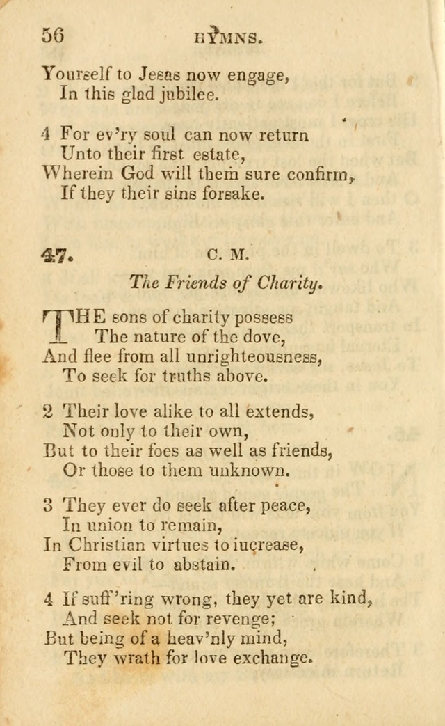 A Collection of Hymns, Designed for the Use of the Church of Christ page 57