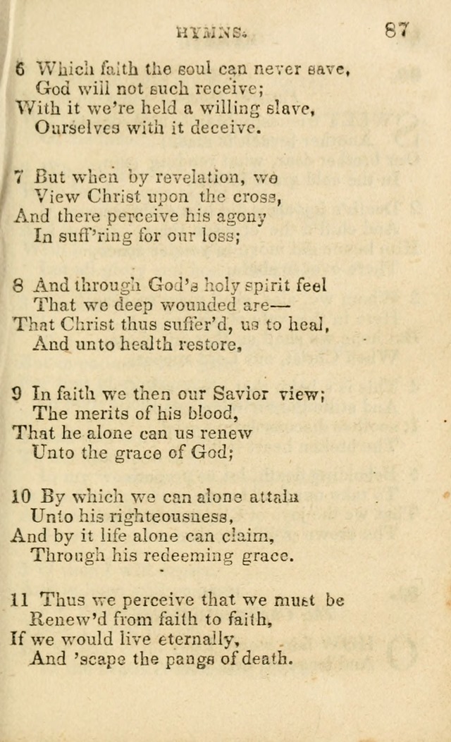 A Collection of Hymns, Designed for the Use of the Church of Christ page 88