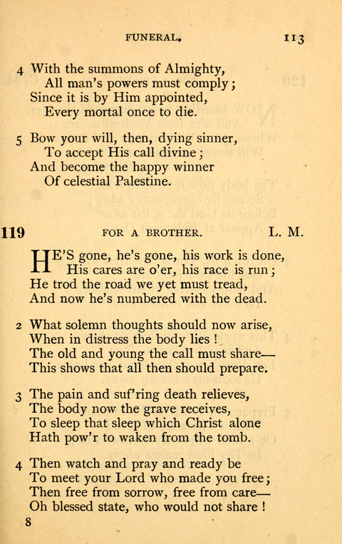 Collection of Hymns: designed for the use of the Cchurch of Christ by the Reformed Mennonite Church page 113