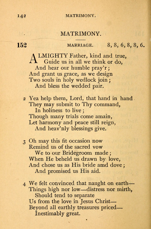 Collection of Hymns: designed for the use of the Cchurch of Christ by the Reformed Mennonite Church page 142