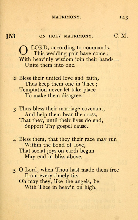 Collection of Hymns: designed for the use of the Cchurch of Christ by the Reformed Mennonite Church page 143