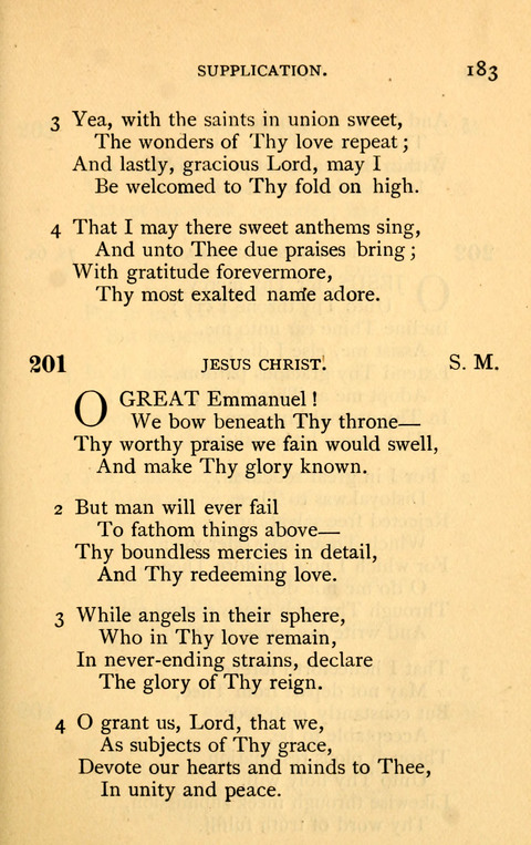 Collection of Hymns: designed for the use of the Cchurch of Christ by the Reformed Mennonite Church page 183