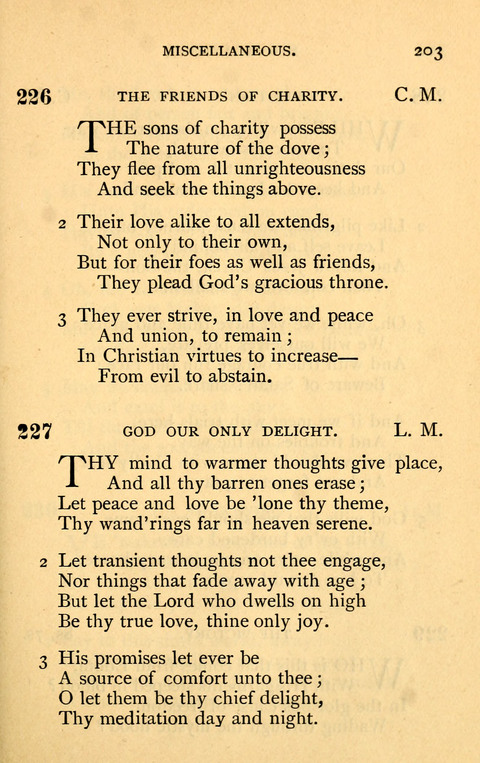 Collection of Hymns: designed for the use of the Cchurch of Christ by the Reformed Mennonite Church page 203