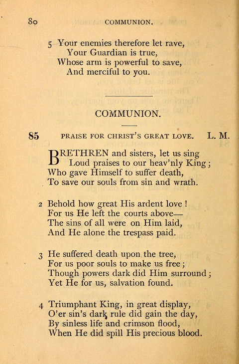 Collection of Hymns: designed for the use of the Cchurch of Christ by the Reformed Mennonite Church page 80