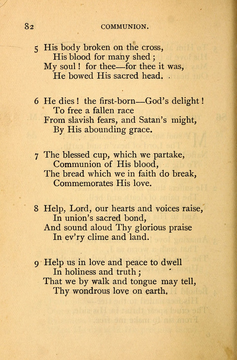 Collection of Hymns: designed for the use of the Cchurch of Christ by the Reformed Mennonite Church page 82