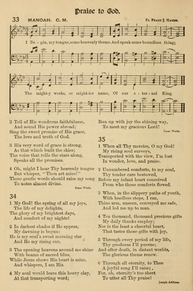 Church Hymns and Gospel Songs: for use in church services, prayer meetings, and other religious gatherings  page 14