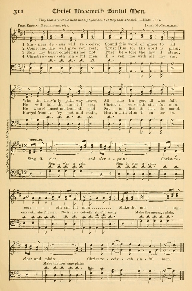 Church Hymns and Gospel Songs: for use in church services, prayer meetings, and other religious gatherings  page 147