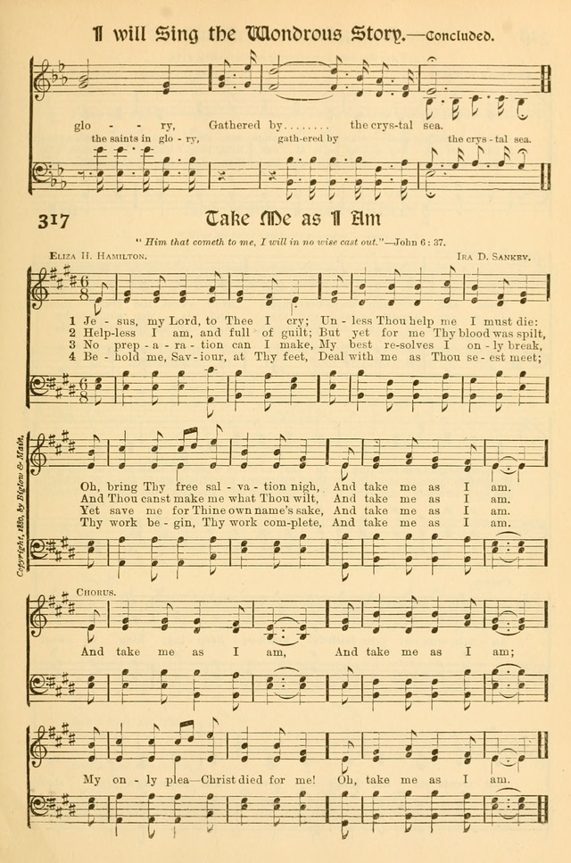 Church Hymns and Gospel Songs: for use in church services, prayer meetings, and other religious gatherings  page 153